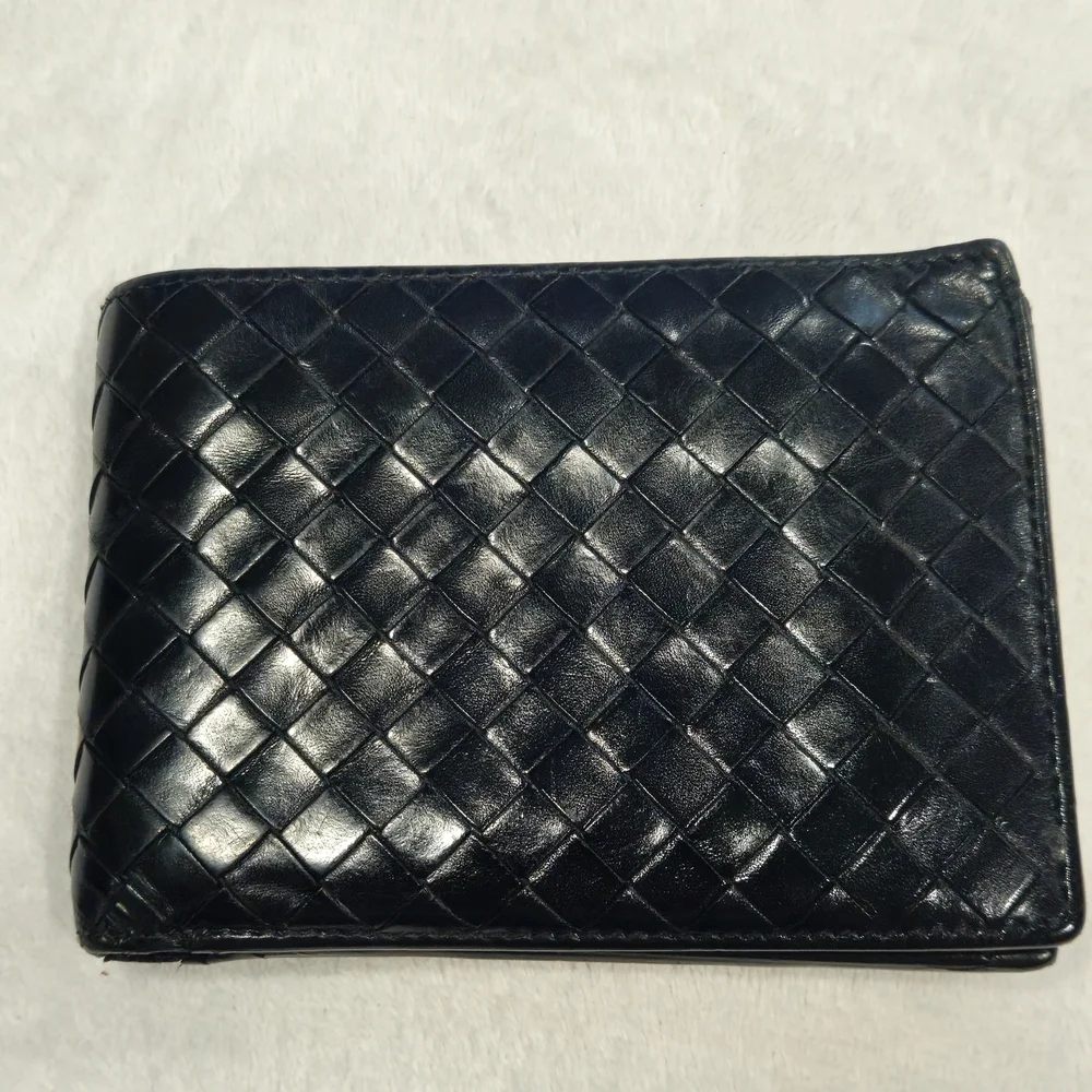 Bottega Veneta Black Leather Accessory